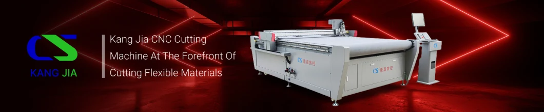 CNC Machine Digital Oscillating Knife Sponge Foam Rubber PVC Leather Cutting Machine Cloth Fabric Cutter Textile Machine Fabric Slitting Machine Manufacture