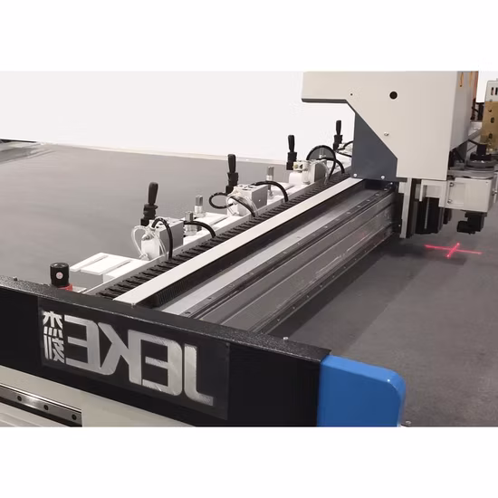 Máquina de corte de faca vibratória Cortador de faca oscilante para tecido, vestuário, vidro macio de PVC, papelão rígido, carpete, interior automático, espuma, EVA, couro