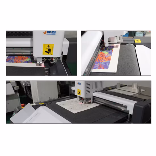 Plotter de corte digital para caixa de papelão ondulado adesivo adesivo Kiss Cut