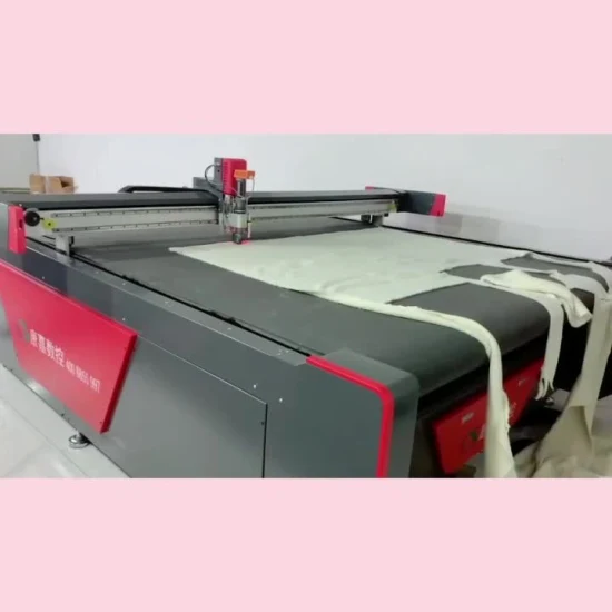 Fabricante de máquina CNC faca oscilante automática máquina de corte de tecido